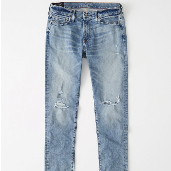 men's athletic skinny jeans